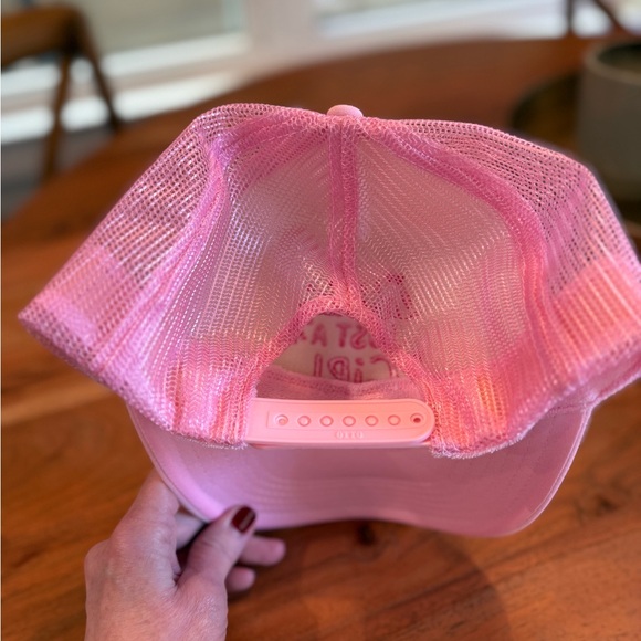 OTTO Pink and White Trucker Hat • New without tags - Picture 4 of 7